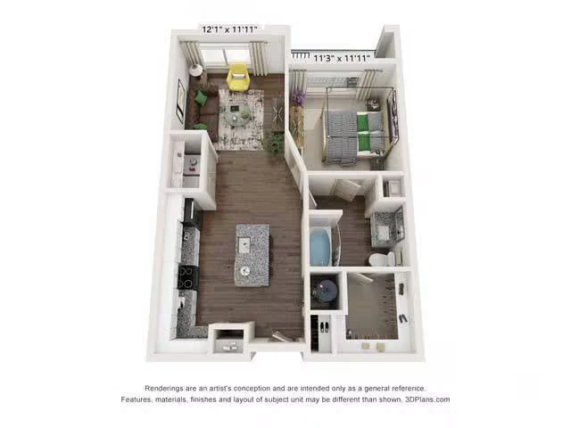 Unit 4309 4309 floor plan